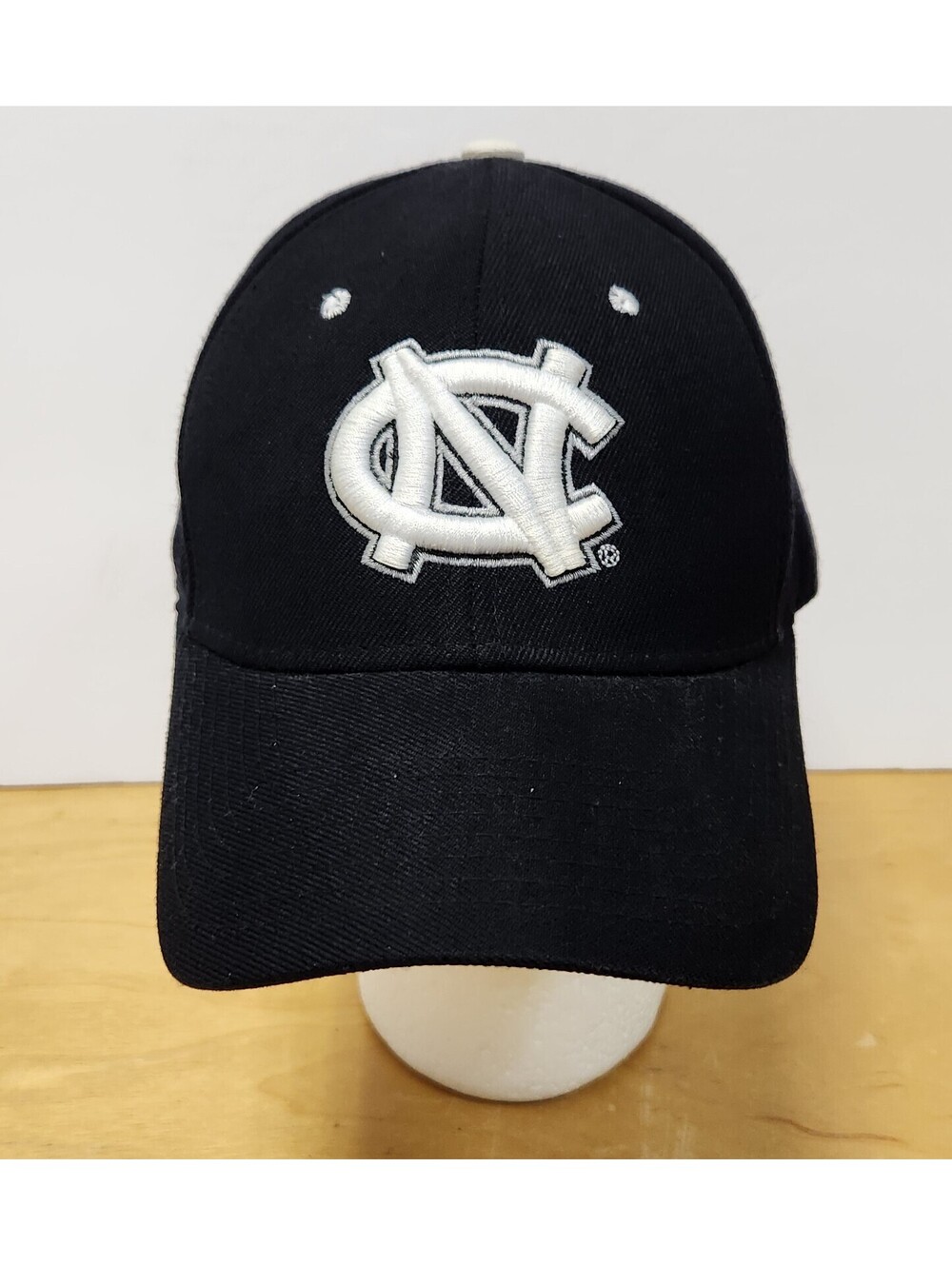 Vintage 1990's North Carolina Tar Heels Zephyr Z-Hat Black Baseball Cap 7 1/8